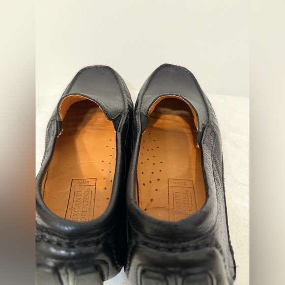Mercanti Fiorentini Men\'s Size 11  Relax Black Leather Loafers